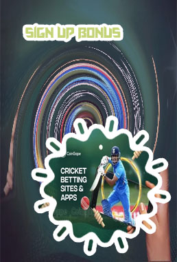 Cricket betting sign up bonus